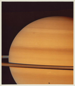 NASA/JPL Voyager 1 spacecraft - Composite image of Saturn's cloud deck, November 11, 1980