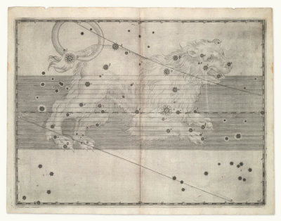Alexander Mair - Leo (from Johannes Bayer's Uranometria), 1603