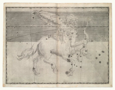 Alexander Mair - Sagittarius (from Johannes Bayer's Uranometria), 1603