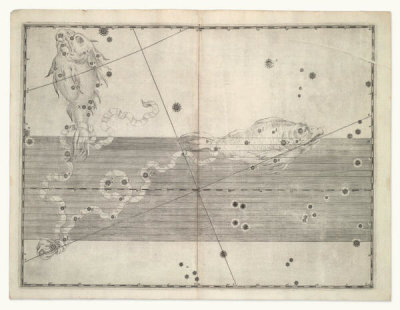 Alexander Mair - Pisces (from Johannes Bayer's Uranometria), 1603