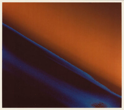 NASA/JPL Voyager 1 spacecraft - False color image of Titan's haze, 1980